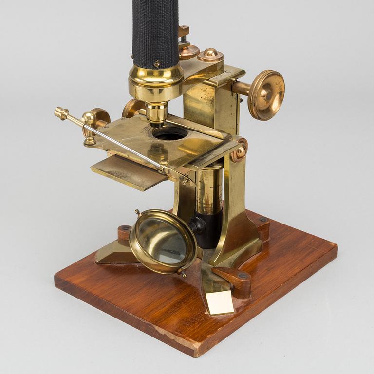 A Newton monocular microscope, mid 1800's.