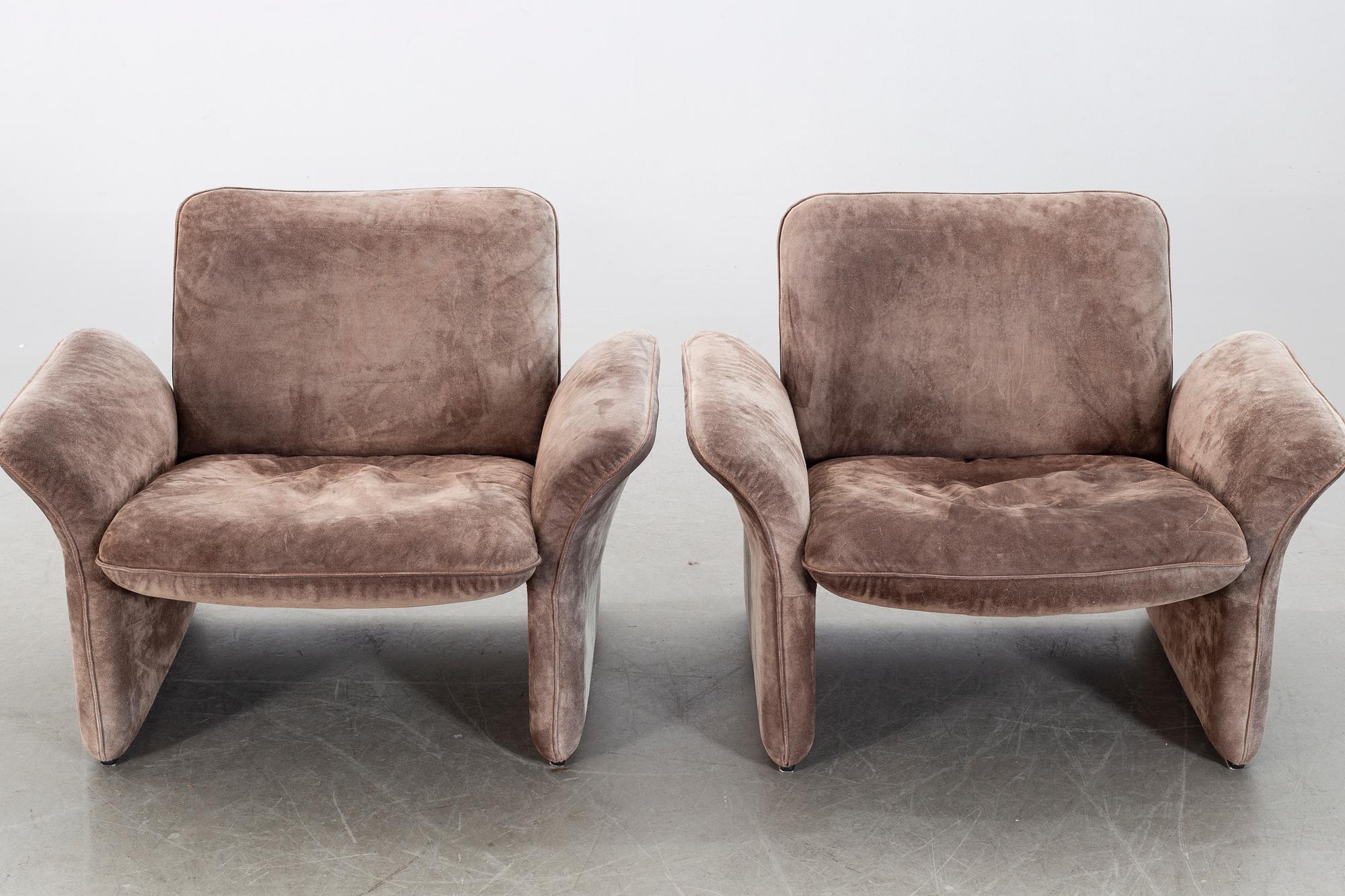 A PAIR OF CHAIRS, "DS 50"; De Sede, 1970's.