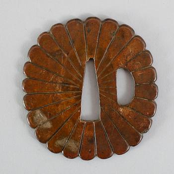 TSUBA, brons, Japan, 1800-tal.