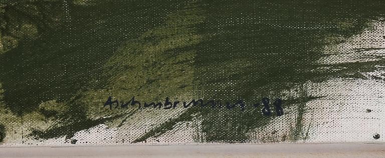 LENNART ASCHENBRENNER, olja på duk, signerad och daterad -88.