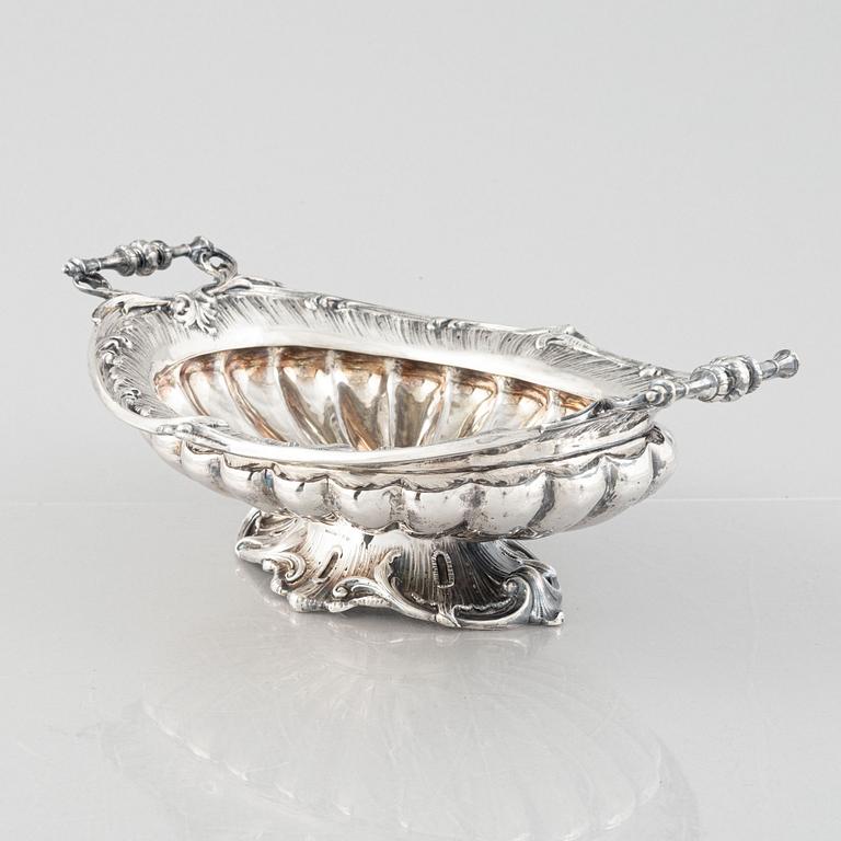 A Swedish silver bowl, mark of Carl Fredrik Carlman, late 19th Century.