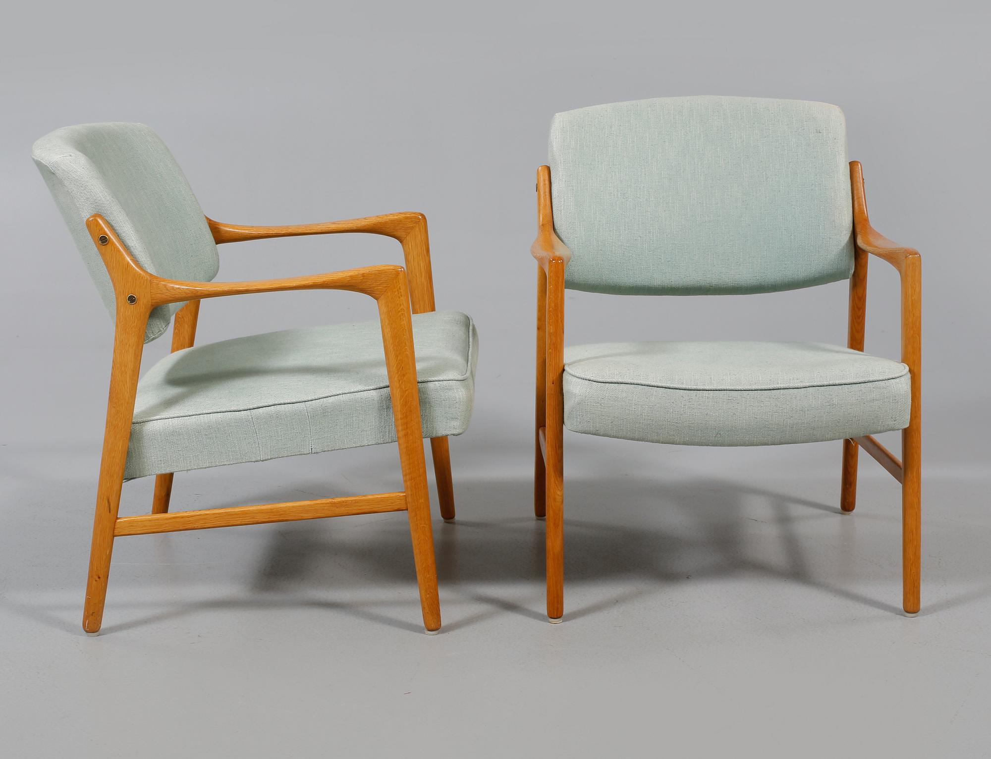 KARMSTOLAR, ett par, Bröderna Andersson, Ekenässjön, 1960-tal.