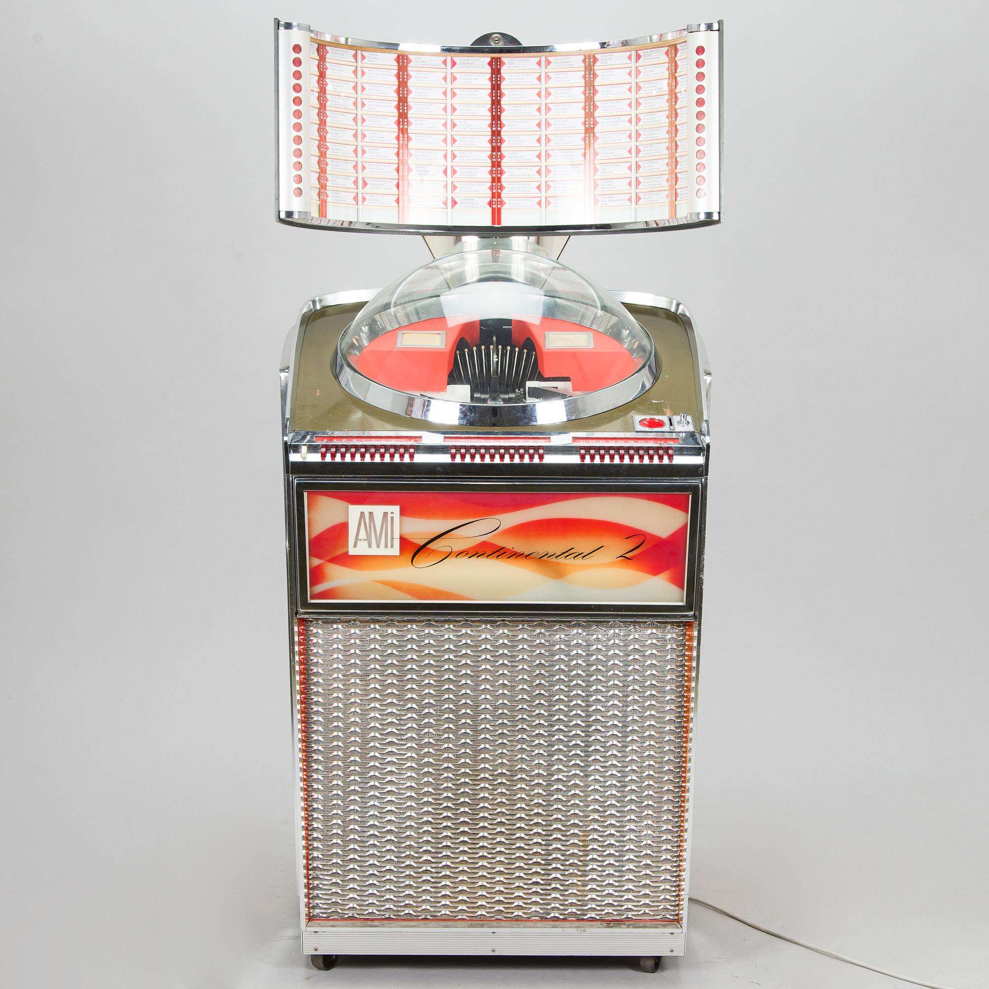 A 1960s AMI "Continental 2" jukebox, USA.