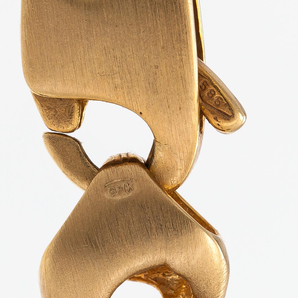 Halsband, 14K guld.
