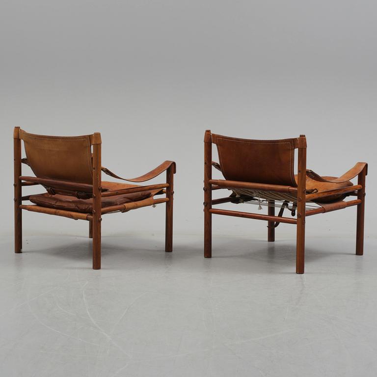 ARNE NORELL, fåtöljer, ett par, "Sirocco", Norell möbel, 1960/70-tal.