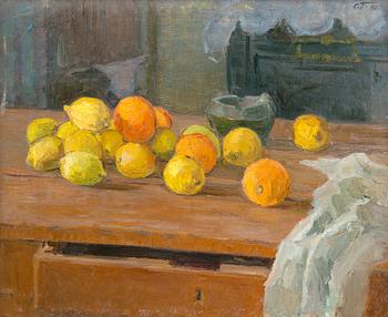 204. Sergey Vasilievich Gerasimov, STILL LIFE WITH FRUIT. ГЕРАСИМОВ, СЕРГЕЙ ВАСИЛЬЕВИЧ (1885-1964)
НАТЮРМОРТ С ФРУКТАМИ.