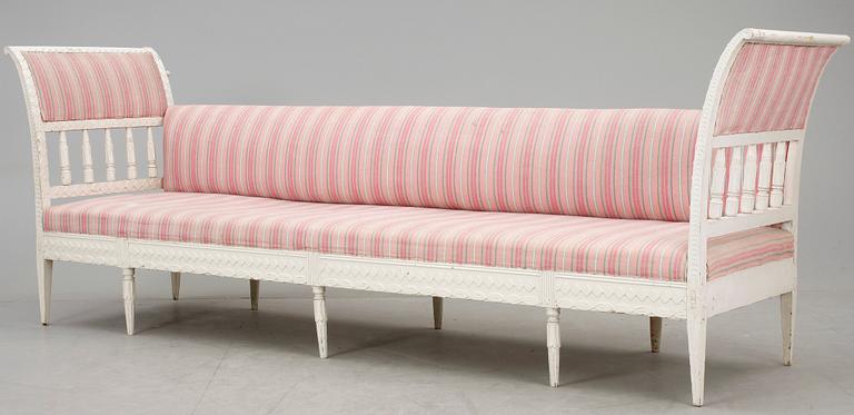 BANKETSOFFA, sengustaviansk, 1800-talets början.