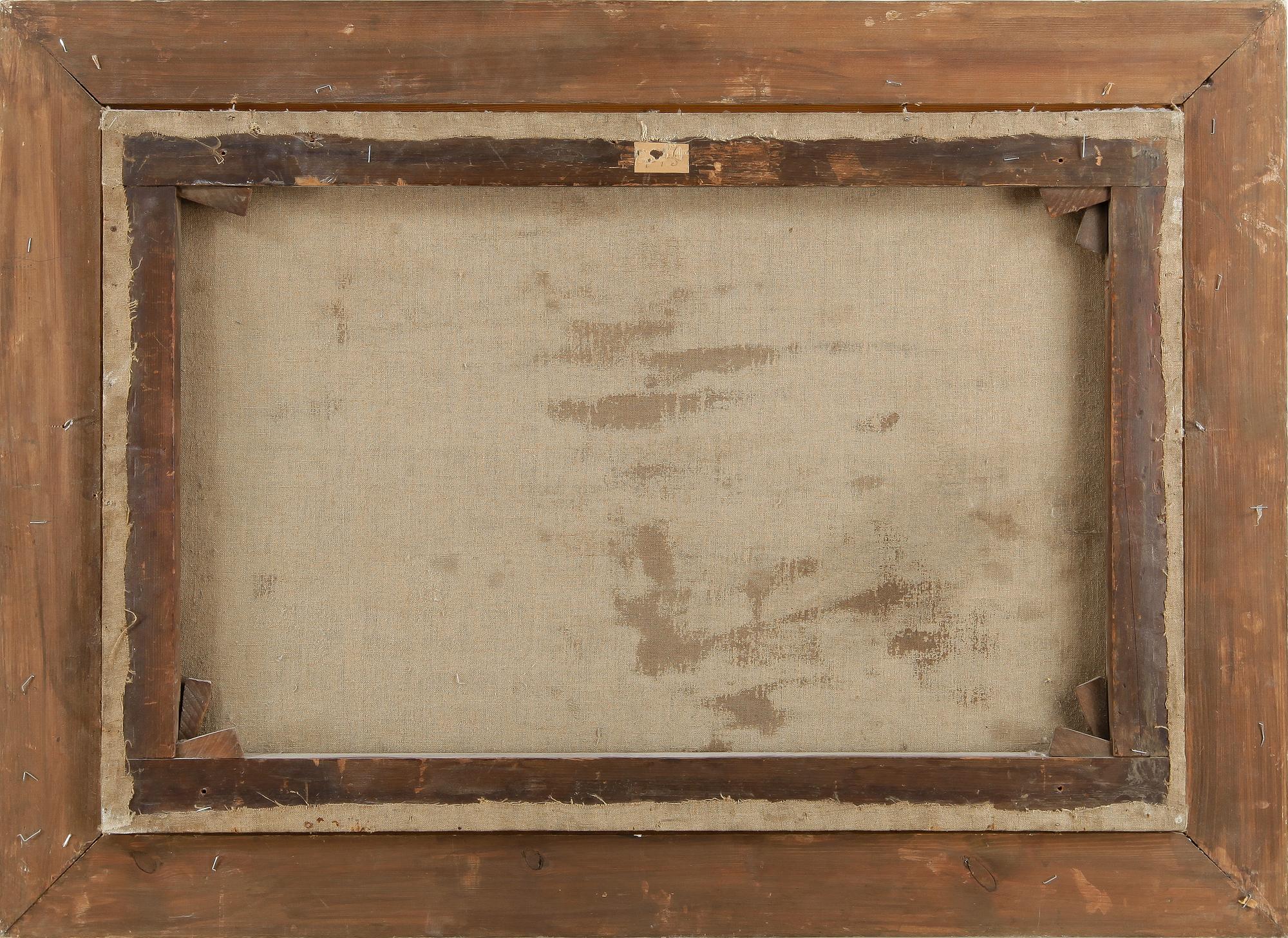 ALEXIS DE LEEUW, olja på duk, signerad.