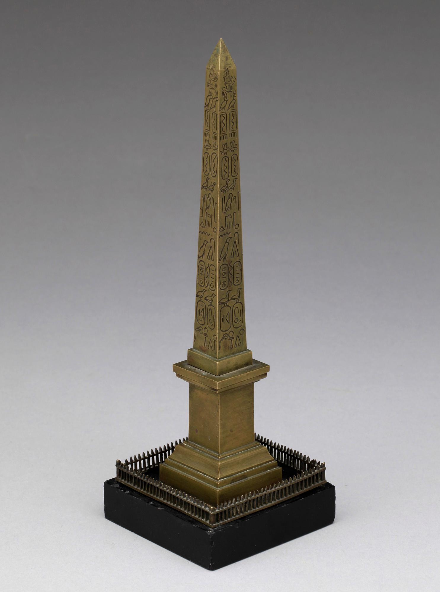 OBELISK, grand tour souvenir, 1800-tal.