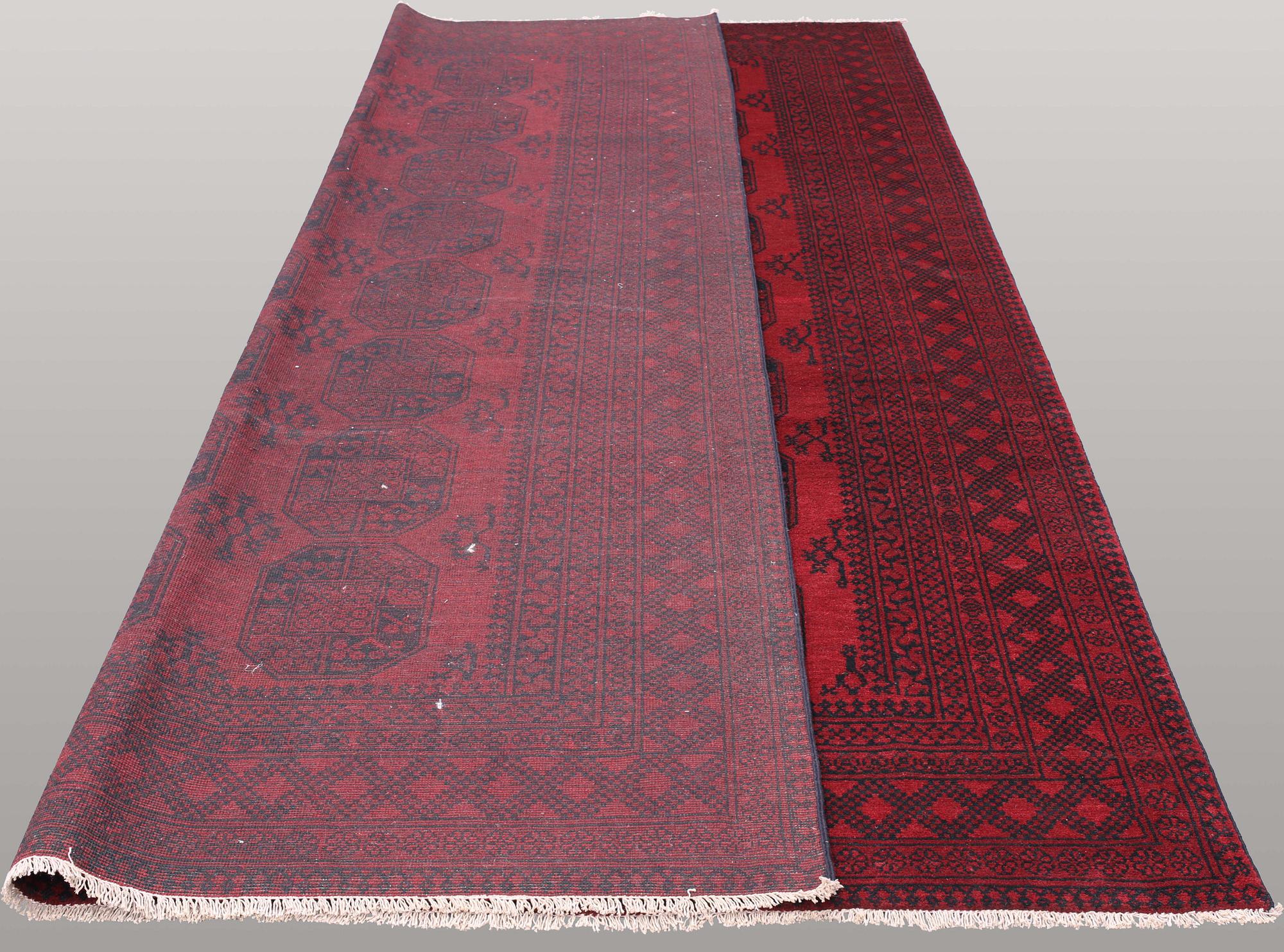 A carpet, Afghan, ca 345 x 256 cm.