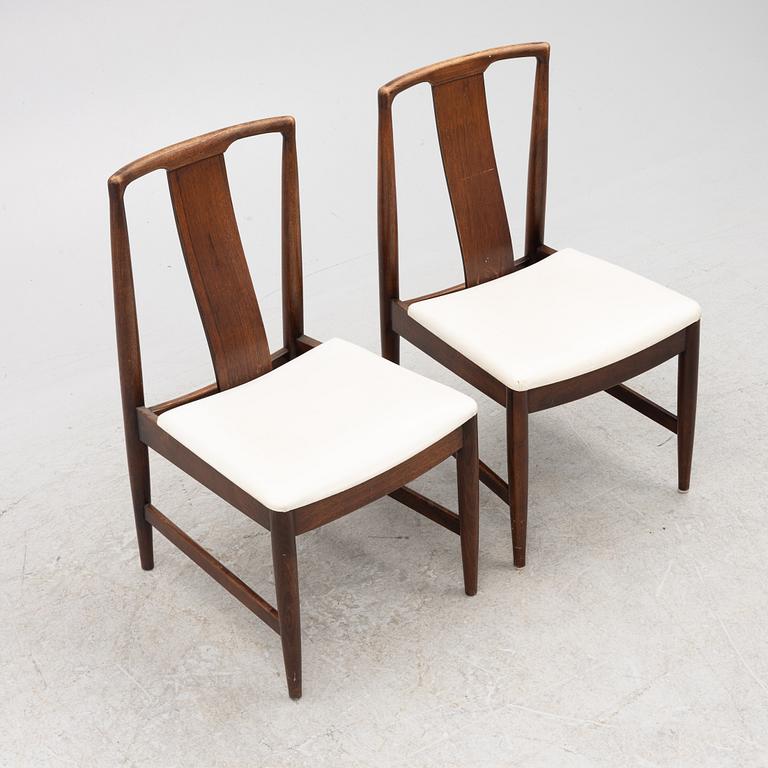 Six mid century modern dining chairs by John Stuart Inc, Grand Rapids, USA, 1950's.