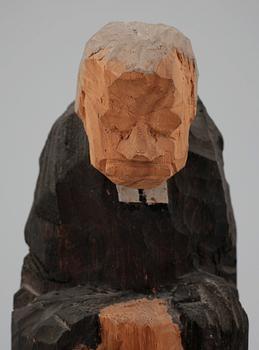 AXEL PETERSSON DÖDERHULTARN, figurin. Trä.