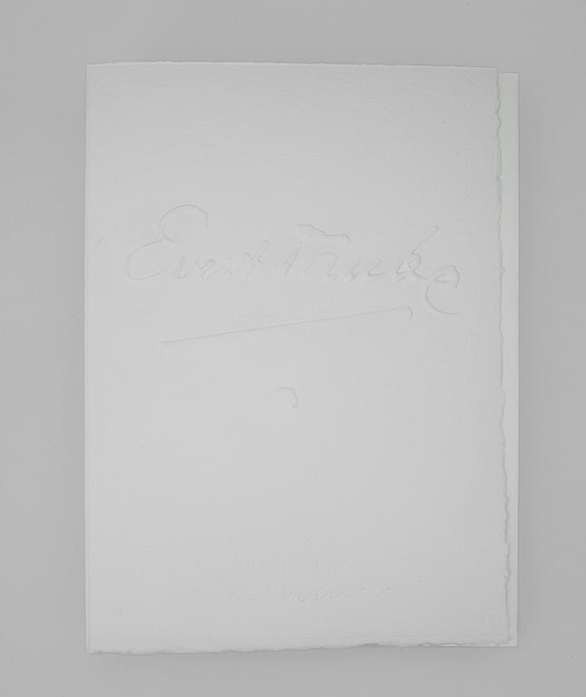 GÖSTA WERNER, litografier, "Visor av Evert Taube med bilder av Gösta Werner", sign, Galerie Aix, Stockholm 1989.