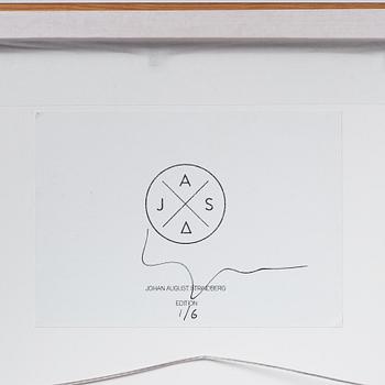 Johan Strindberg, "Girl with flying hair, part II, 2014".