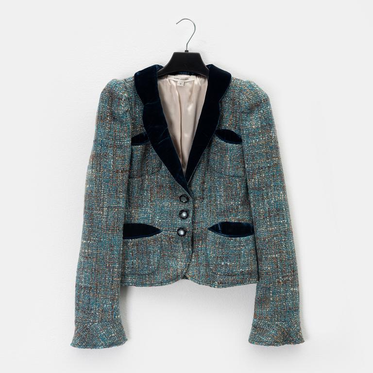 Marc Jacobs, a wool bouclé jacket, size 2.