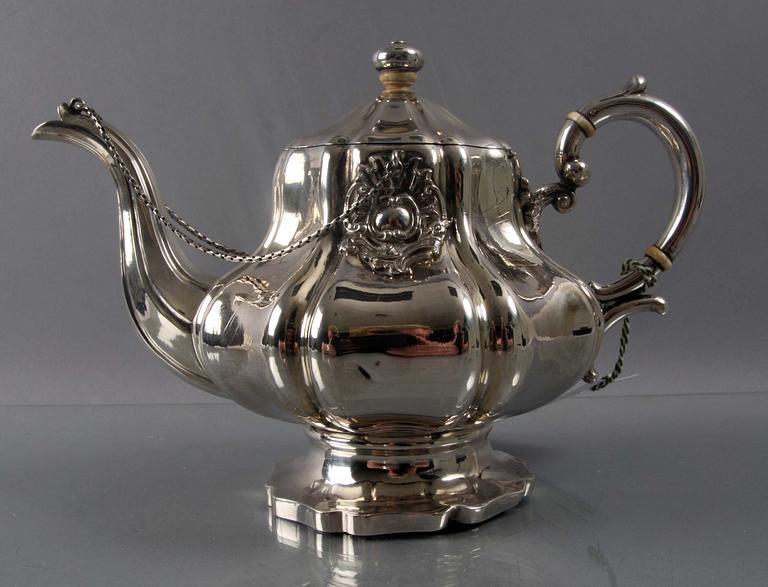 TEKANNA, silver. Wiberg, Moskva 1848.