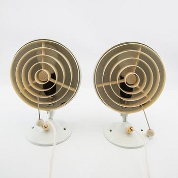 Knud Christensen wall lamps, a pair for Elit Denmark, latter part of the 20th century.