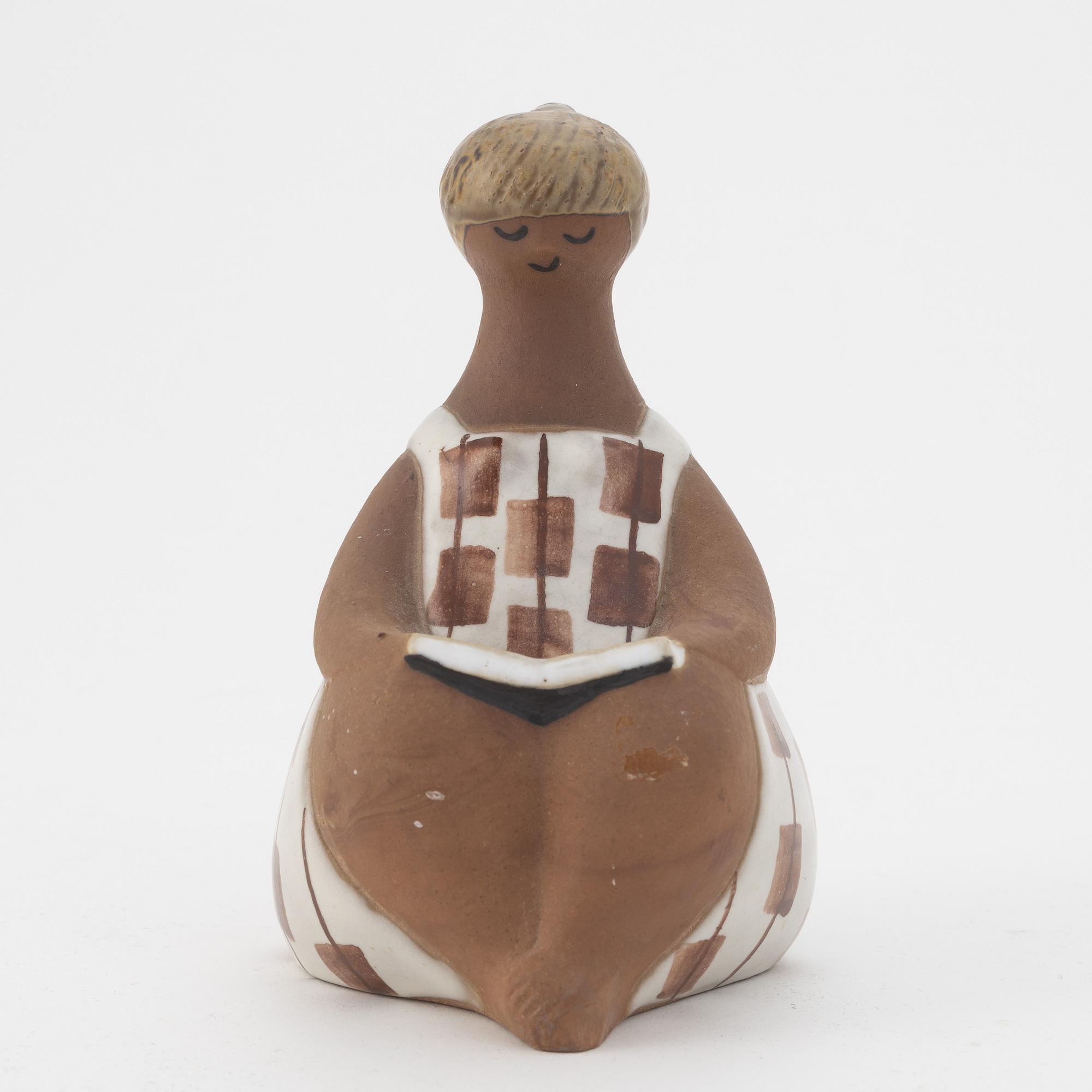 Lisa Larson, figurin, stengods, Gustavsberg.