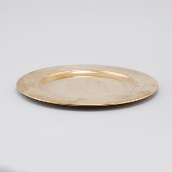 10 brass plates, second half of the 20th century.