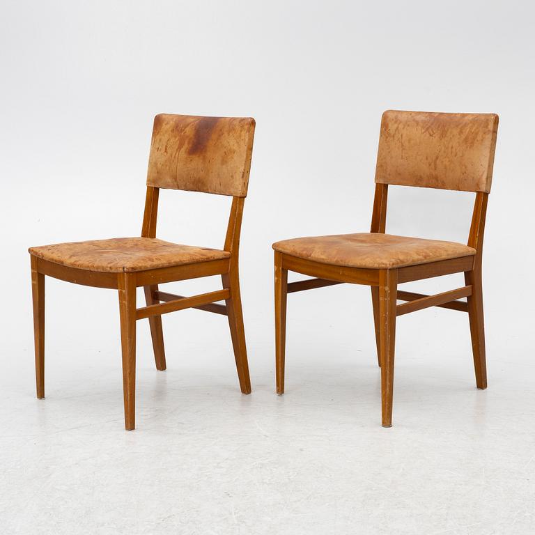 Chairs, 4 pcs, mid-20th century.