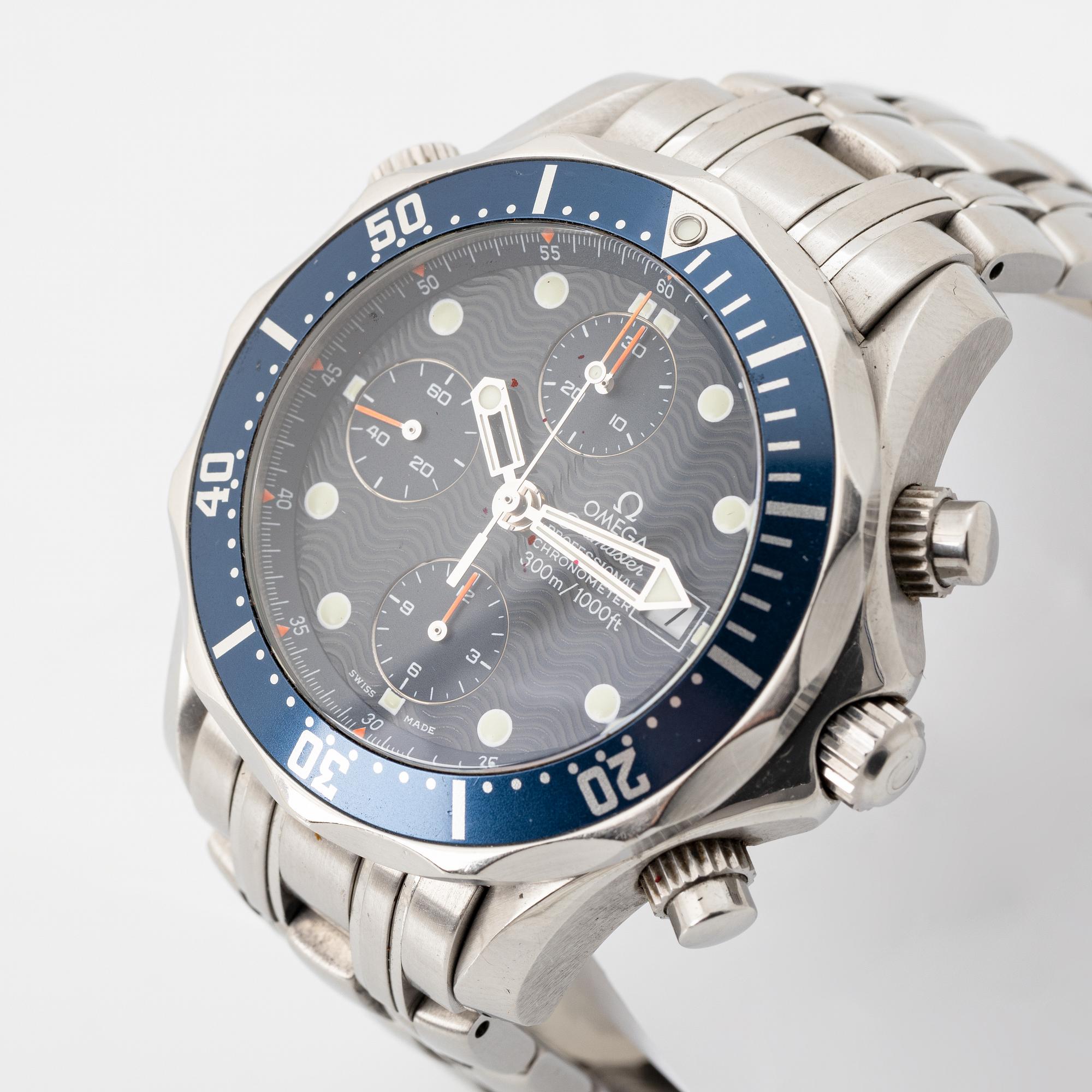 Omega, Seamaster Professional (300m/1000ft), Chronometer, wristwatch, 41,5 mm.