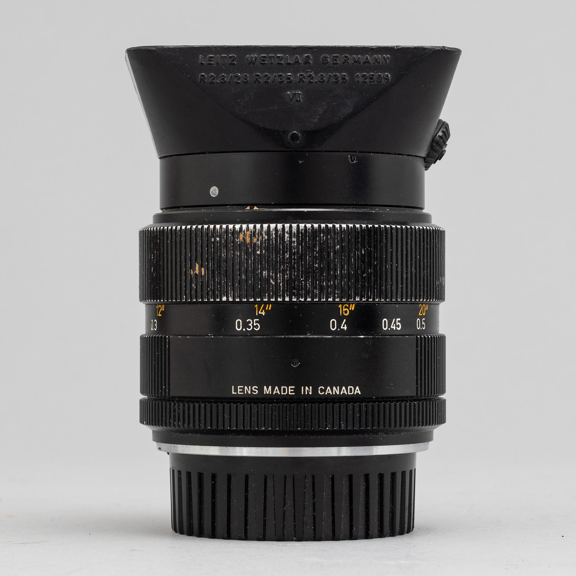 Leica R4, no 1659403, 1984-85.
