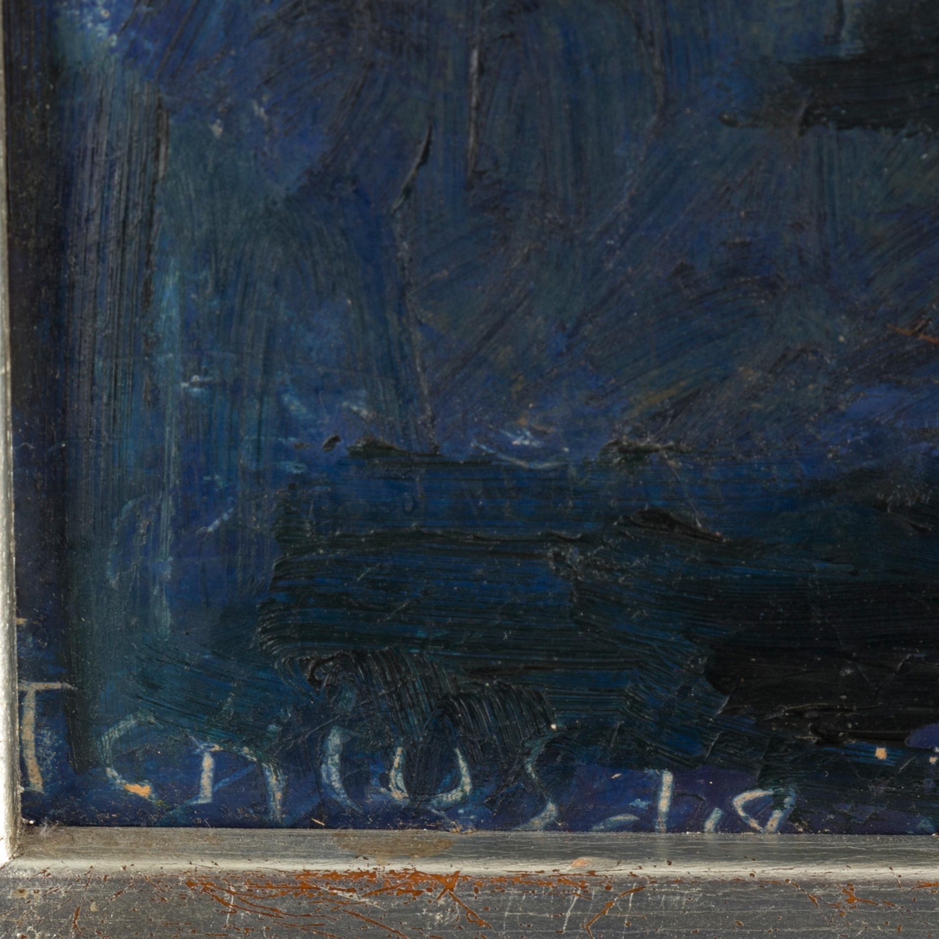 PER STENIUS, oil on cardboard, signed Stenius and indistinctly dated.