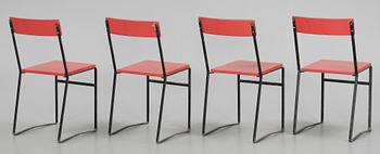 TRÄDGÅRDSGRUPP, 5 delar, Grythyttan, 1940-tal.