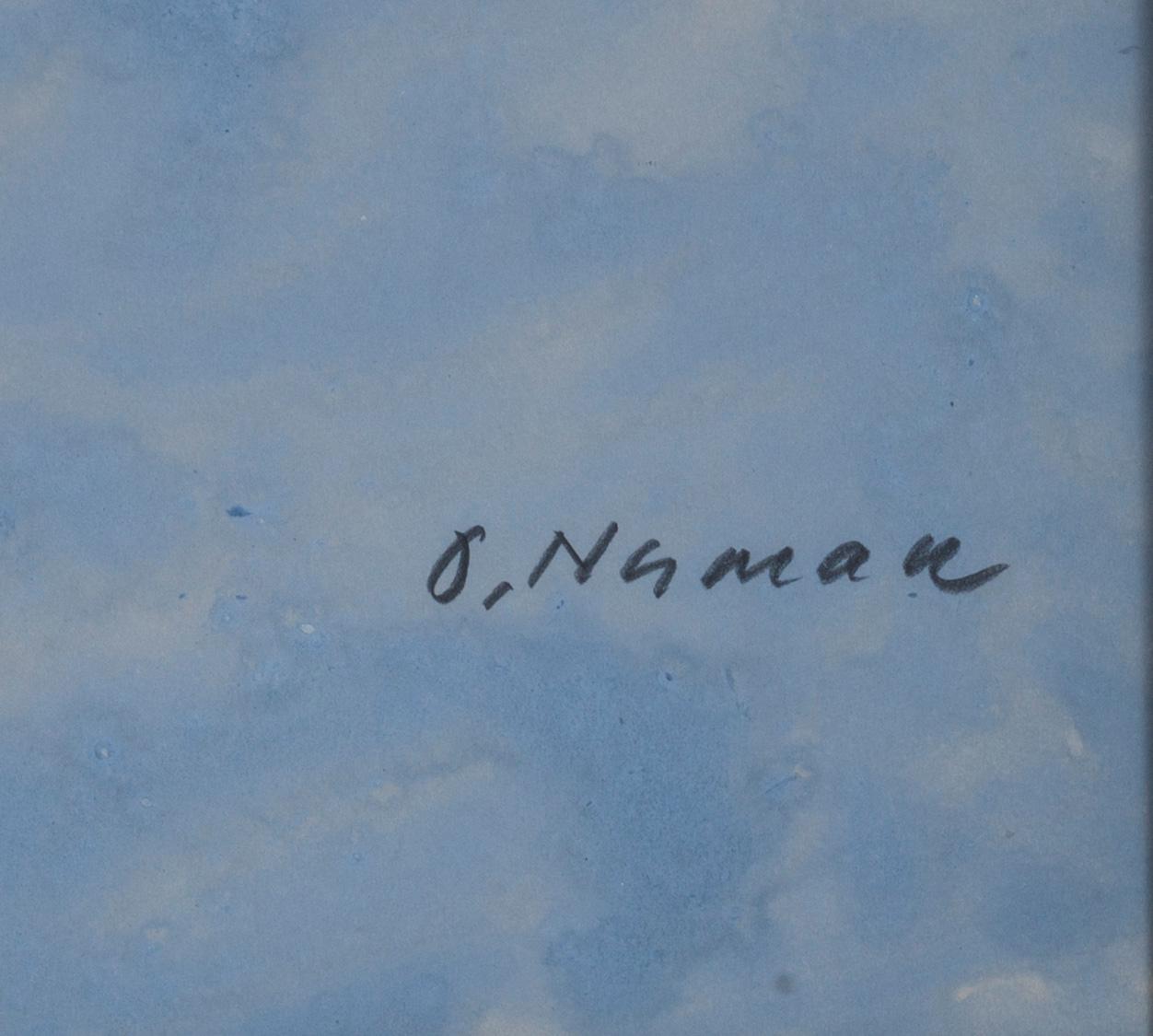 OLLE NYMAN, gouache, signerad.