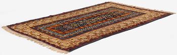 An antique Zeichur rug, c. 269 x 184 cm.