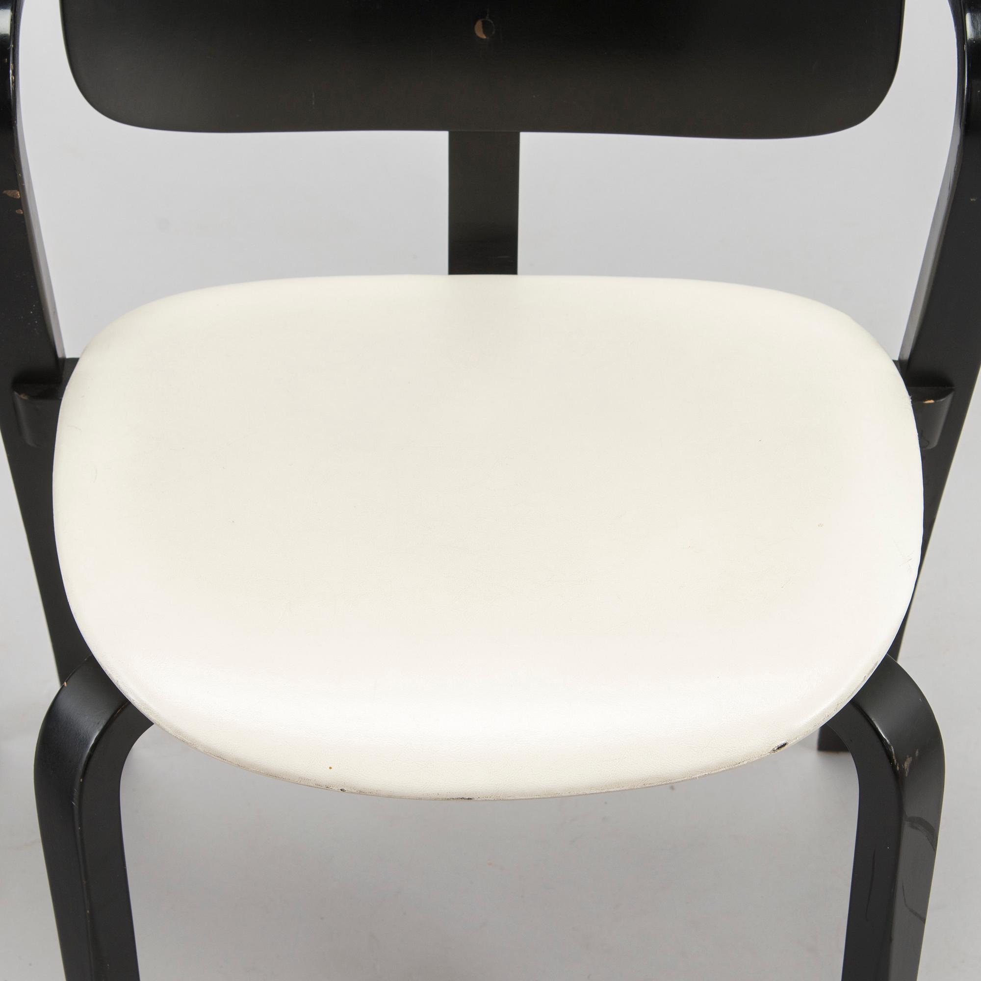 Ilmari Tapiovaara, karmstolar, 6 st, "Aslak", Asko 1960-tal.