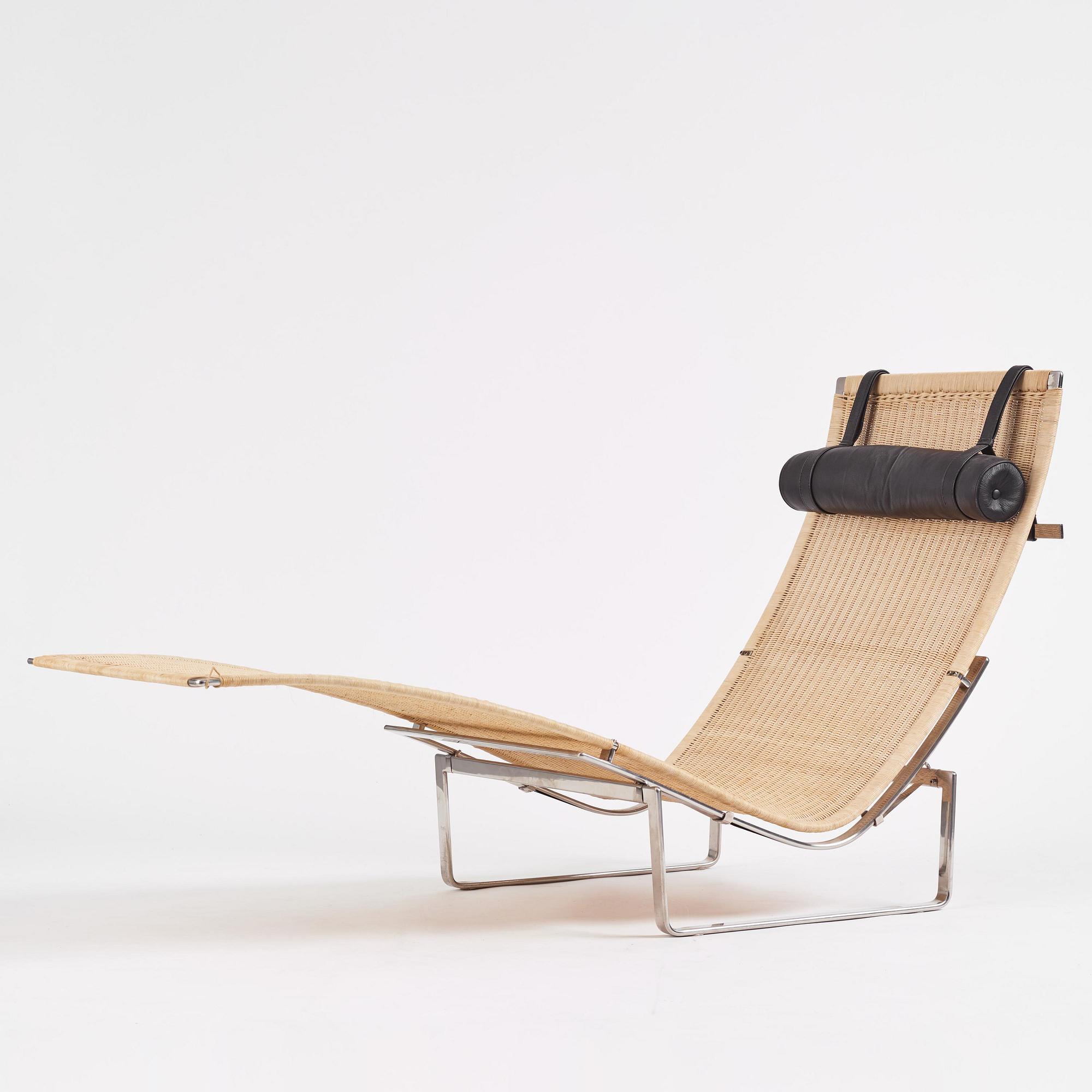 Poul Kjaerholm, liggfåtölj, "PK24", Fritz Hansen, Danmark, 1999.