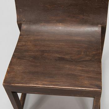 Alvar Aalto, stol, modell 10 för O.Y. Huonekalu- ja Rakennustyötehdas A.B. 1930-tal.