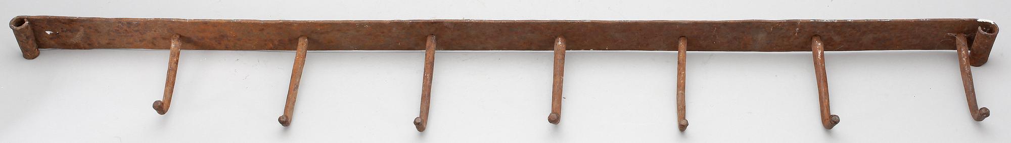 KLÄDHÄNGARE, smidesjärn, 1700/1800-tal.