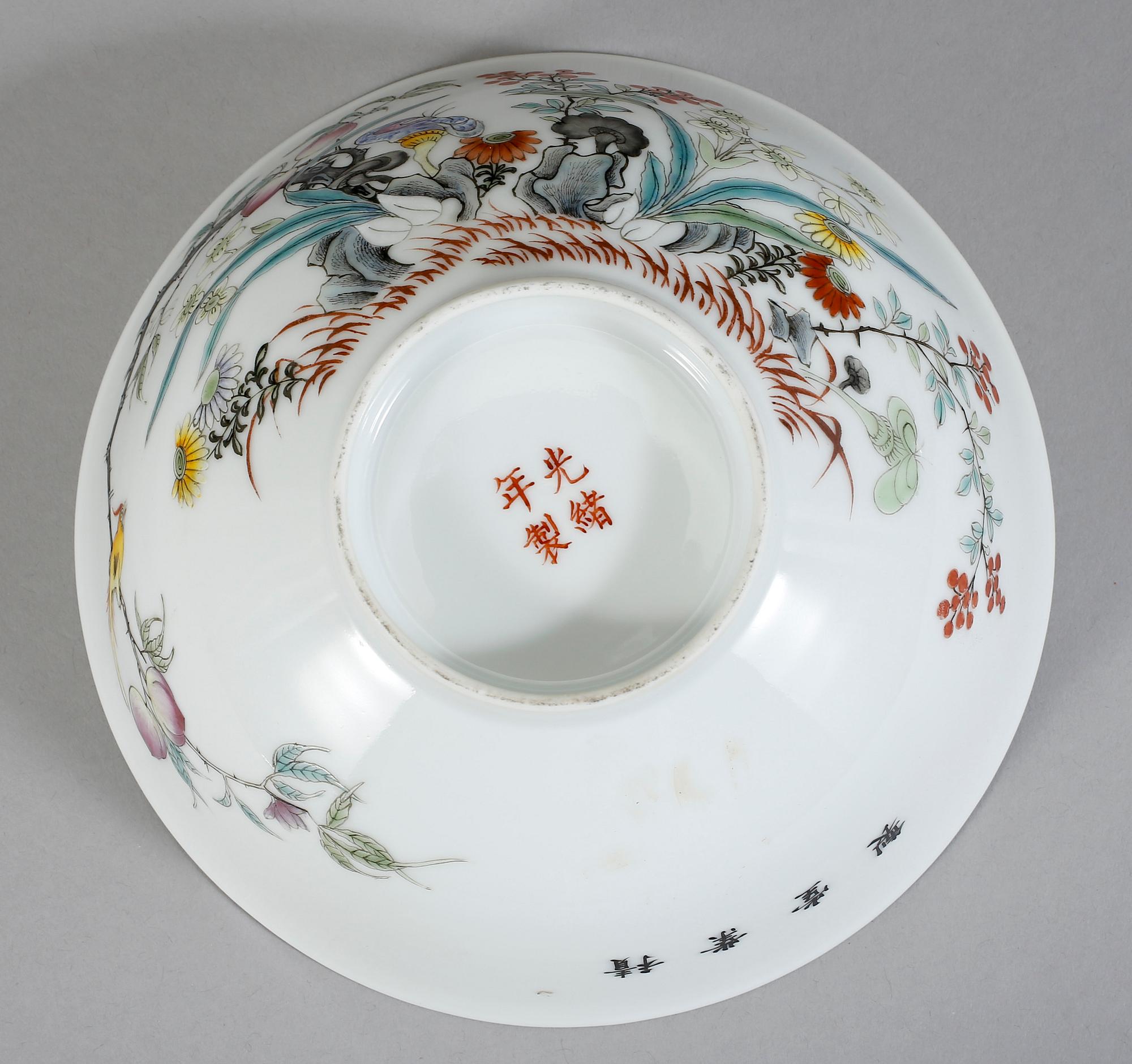 SKÅL, porslin, Kina 1900-tal.