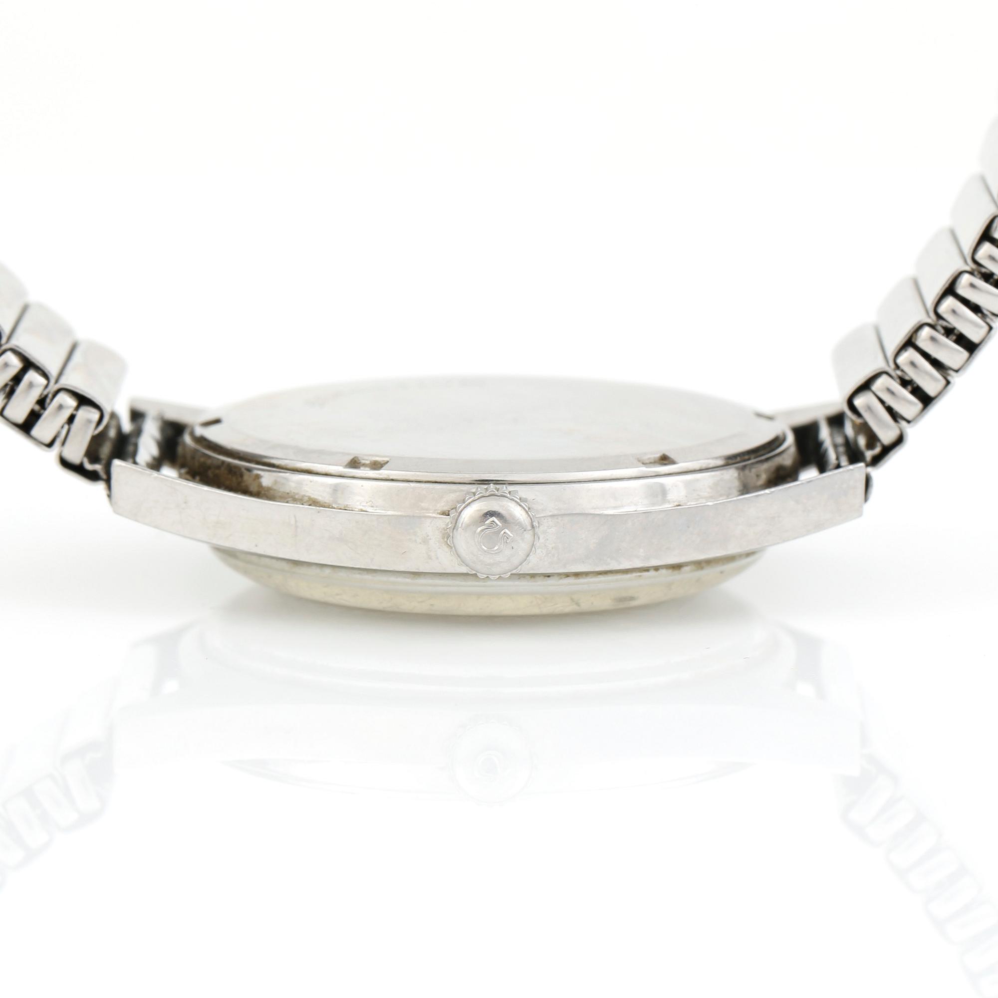ARMBANDSUR, stål, Omega, 1900-talets andra hälft.
