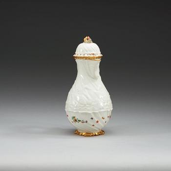 TEKANNA med LOCK, porslin. Meissen, 1900-tal.