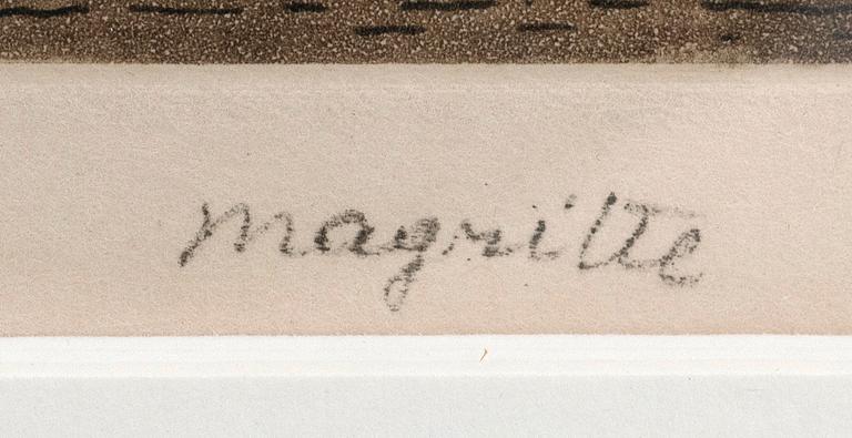 René Magritte, after, "Poire et rose”.