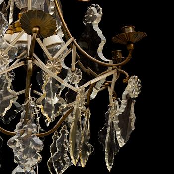 A first half of the 20th century rococo style chandelier.