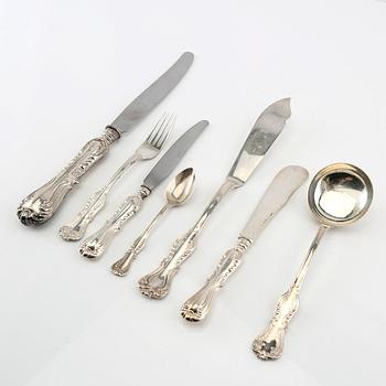 Cutlery approx. 63 pcs "Prins Albert" silver GAB Stockholm 1940s.