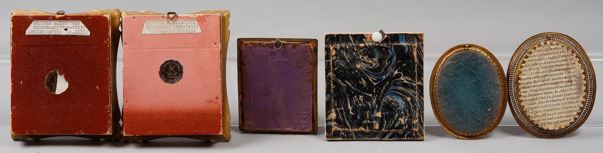 MINIATYRMÅLNINGAR, 4 st. 1800-tal.