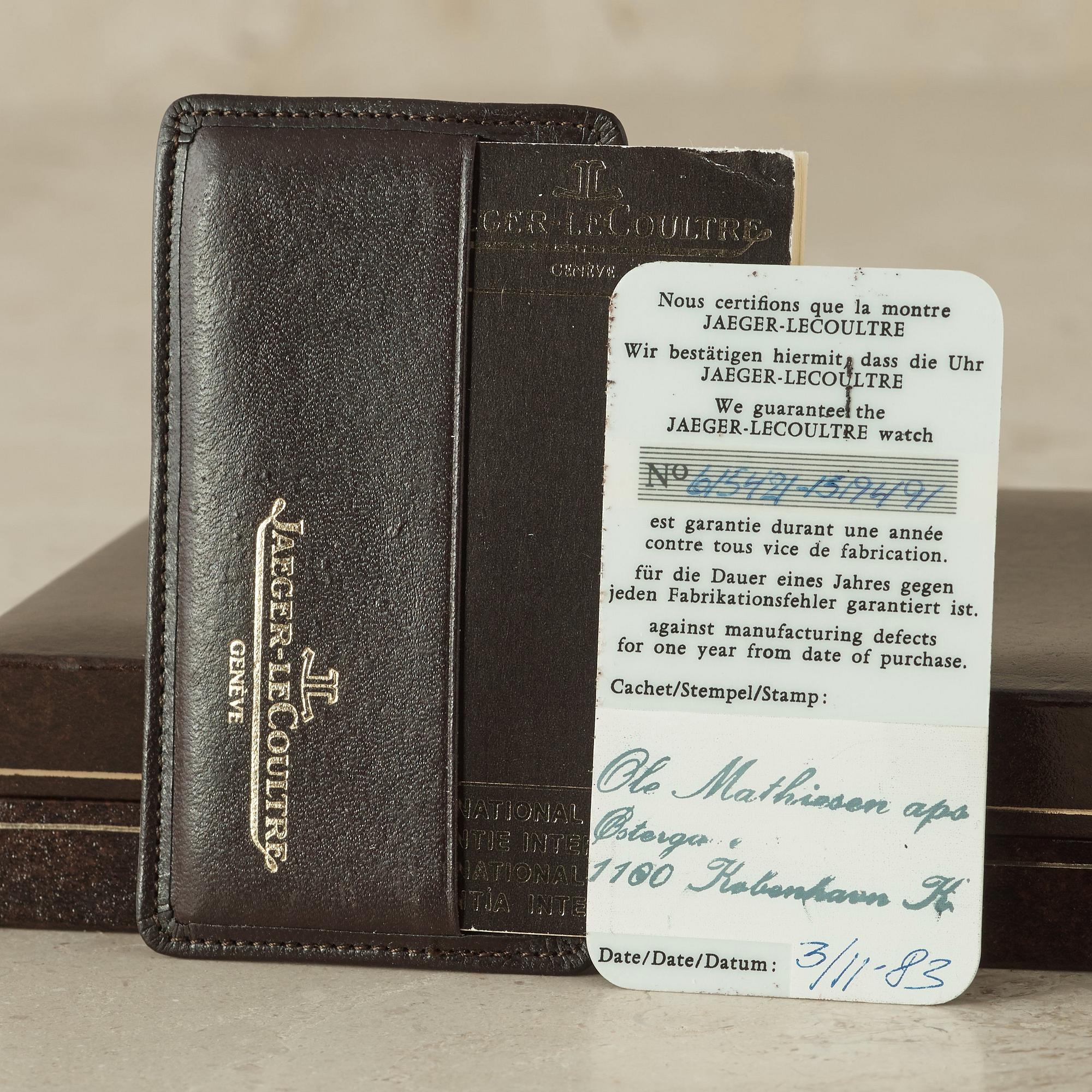 JAEGER-LECOULTRE, wristwatch, 21 x 22,5 (29) mm,