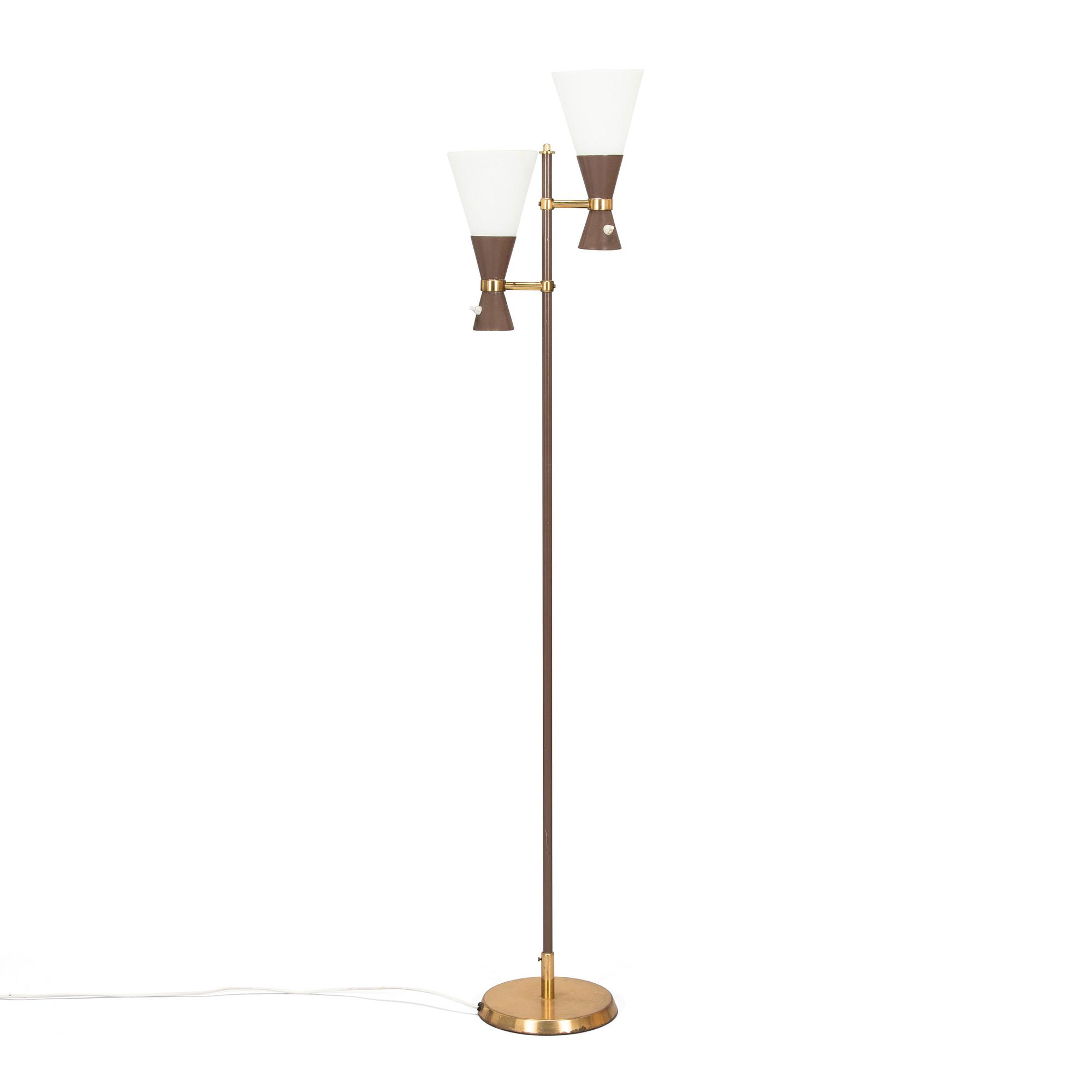 Maria Lindeman, golvlampa, modell K10-2, Idman, 1900-talets mitt.