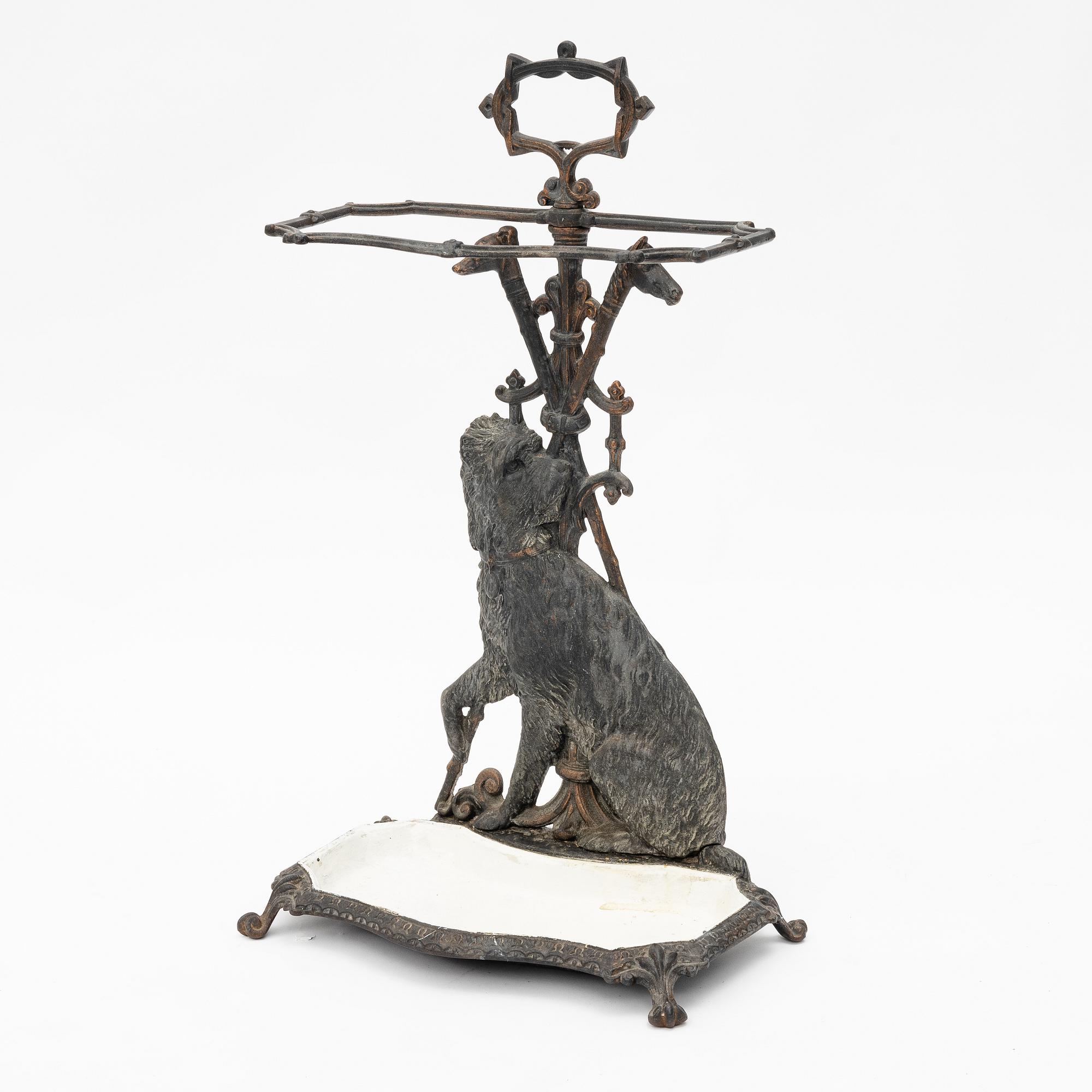 Umbrella stand, circa 1900.