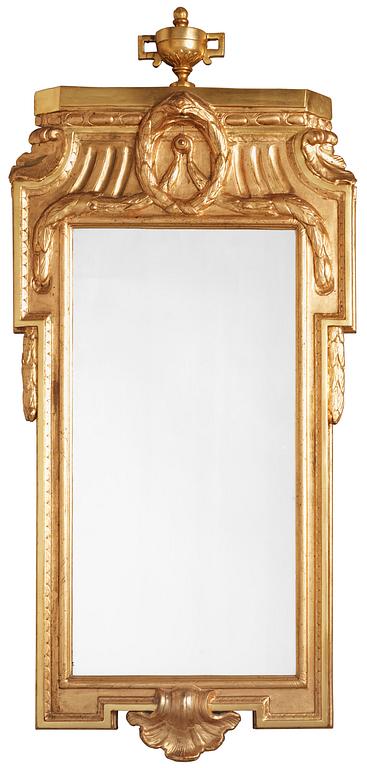A Gustavian mirror by J. Åkerblad.