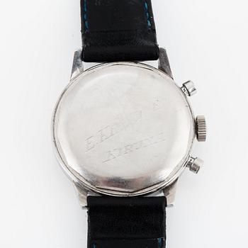 Heuer, chronograph, "Gilt Dial".