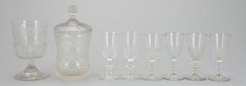 PARTI GLAS, 8 delar, 1800-tal.