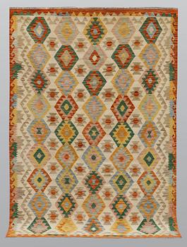 A carpet, kilim, ca 247 x 180 cm.