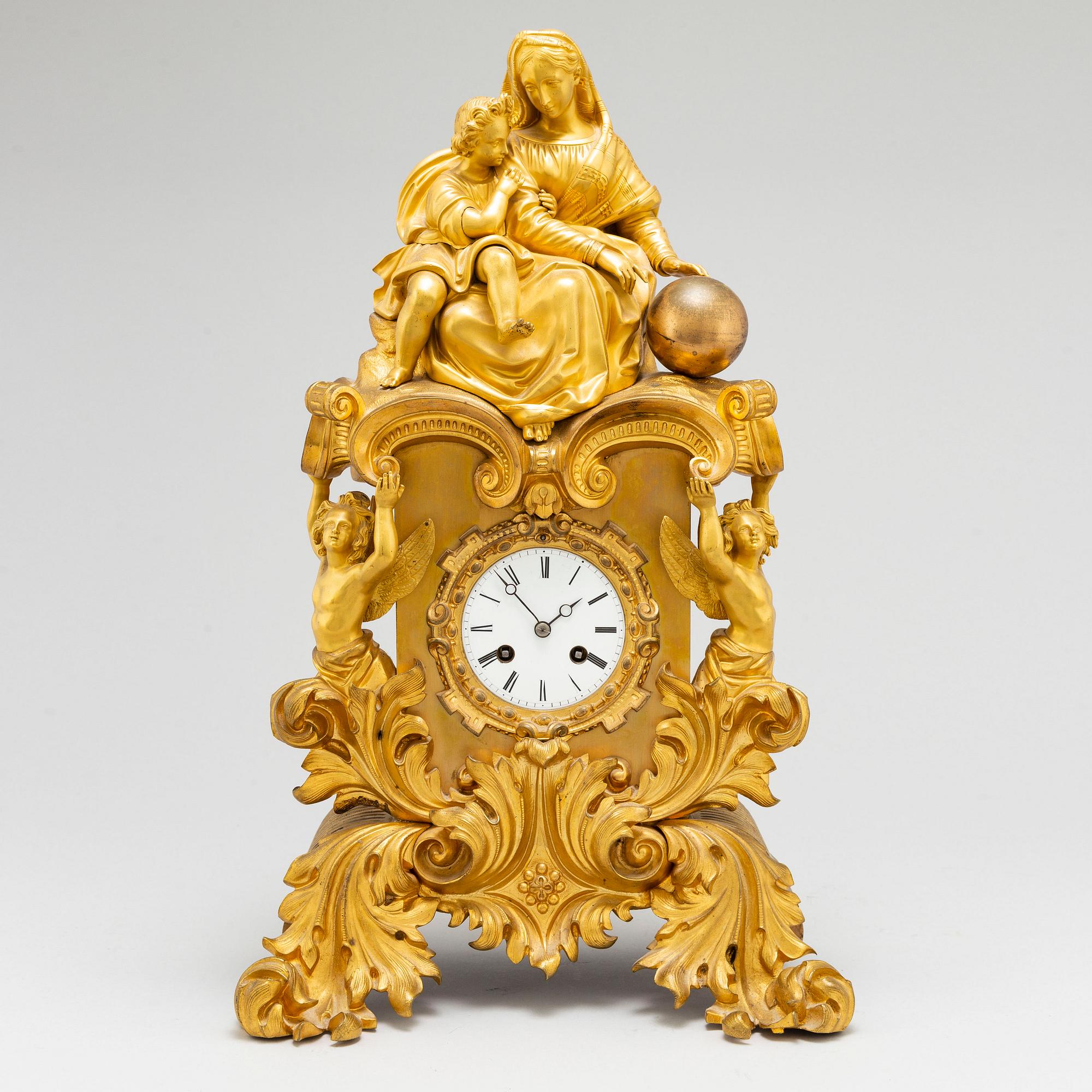 PENDULUM CLOCK, probably France. Second half of the 19th century.