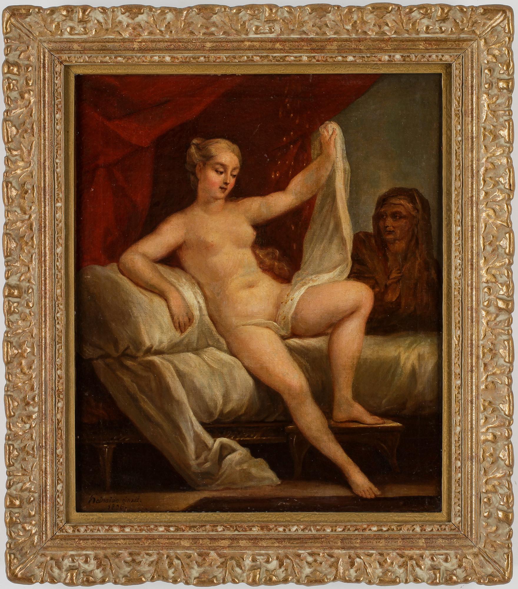 JOHANN JULIUS HEINSIUS, olja på duk, signerad och daterad 1806.